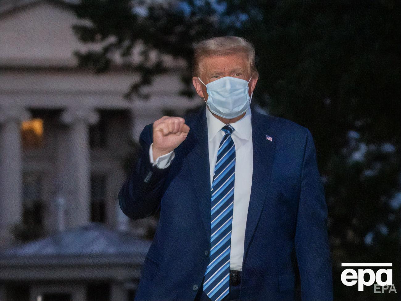 2 жовтня Трампа повідомили про&nbsp;позитивний результат тестування на COVID-19
