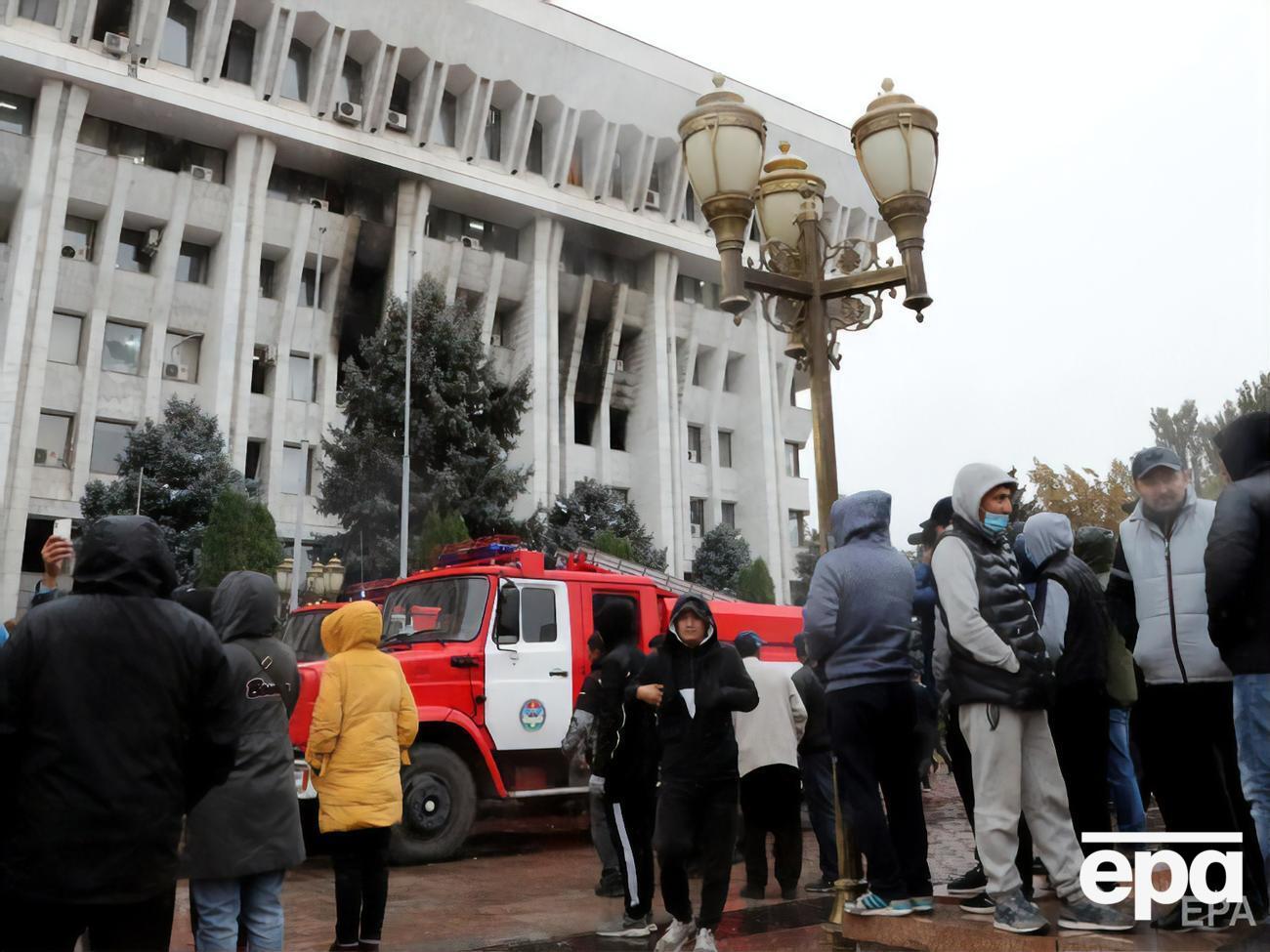 Протесты&nbsp;в Бишкеке&nbsp;вспыхнули после парламентских выборов