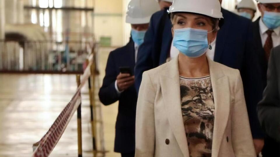 Буславец озвучила статистику во время визита на АЭС