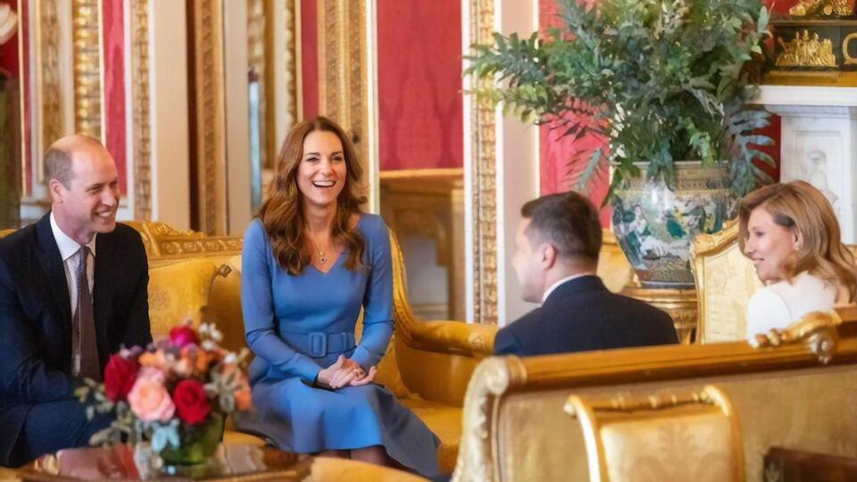 Герцоги Кембриджские приняли чету Зеленских в Букингемском дворце