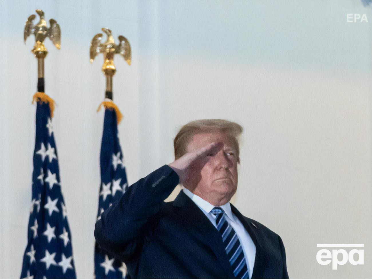 Трамп с 6 октября находится в Белом доме