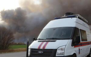 Из близлежащих населенных пунктов в радиусе 5 км эвакуировано более 2,3 тыс. человек