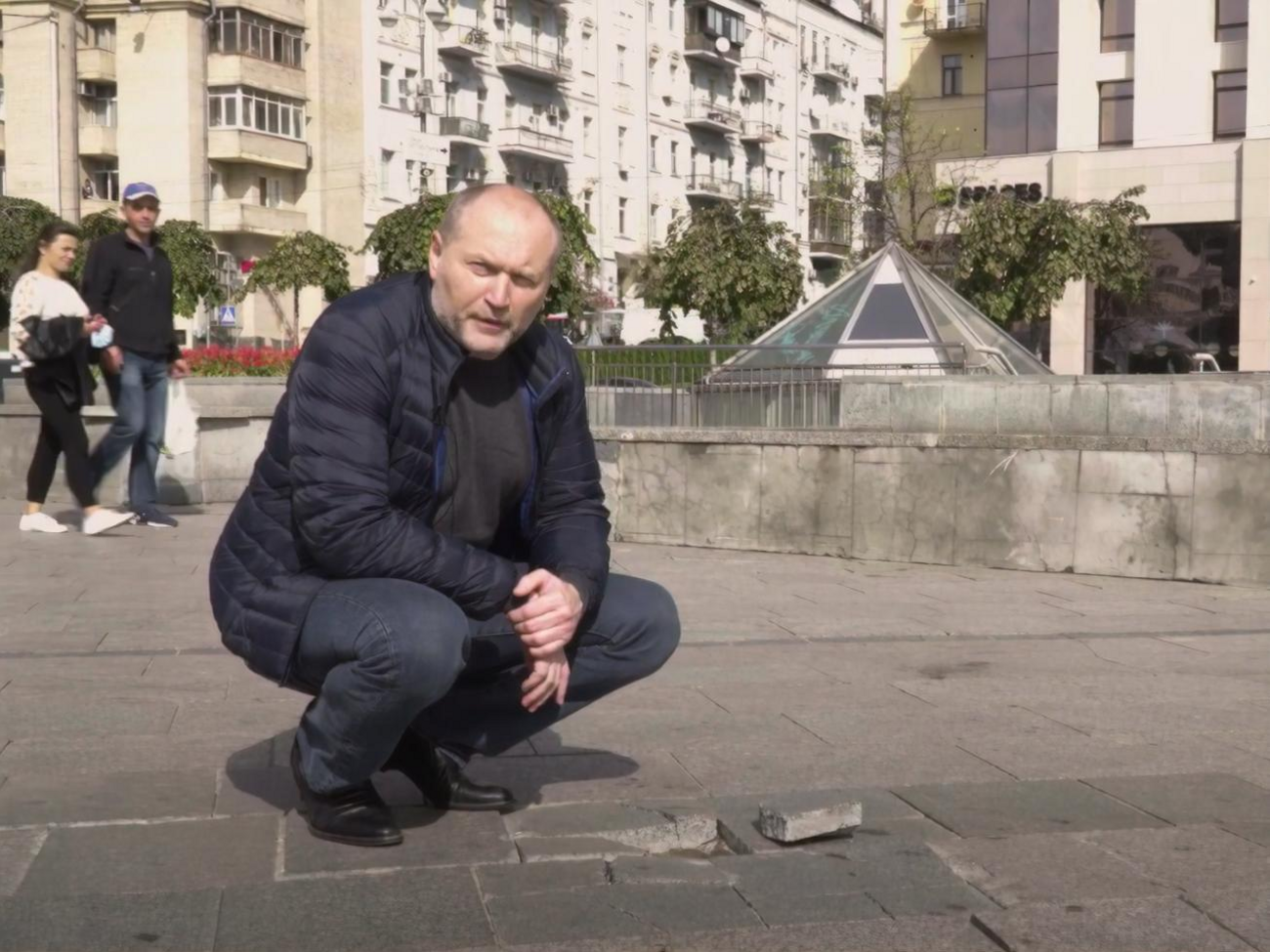 Борислав Береза показав на відео стан Хрещатика