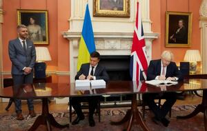 Украина и Великобритания подписали соглашение о политическом сотрудничестве, свободной торговле и стратегическом партнерстве