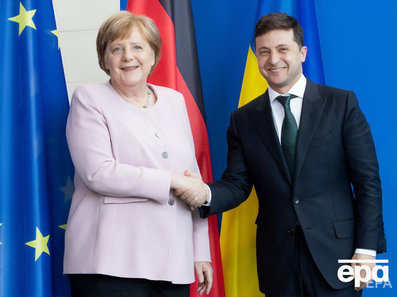 Зеленский и Меркель договорились о дальнейшей координации усилий для преодоления последствий пандемии COVID-19