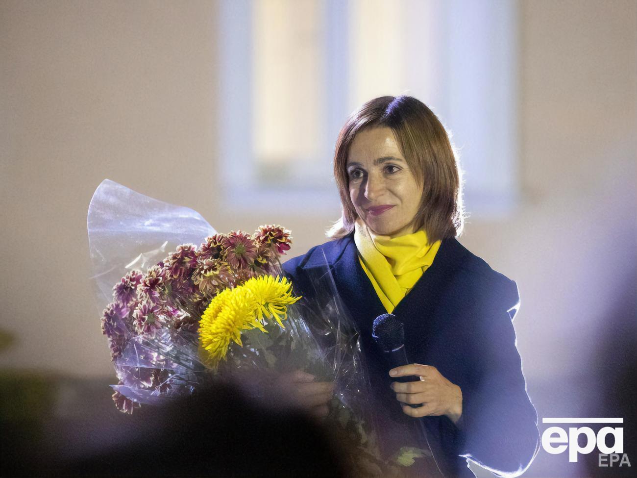 Санду станет первой женщиной на посту президента Молдовы