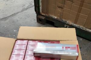 Контрабандные сигареты были скрыты под видом текстильных изделий