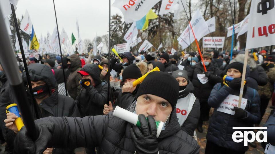 17 ноября предприниматели собрались на акцию протеста "Право на труд"