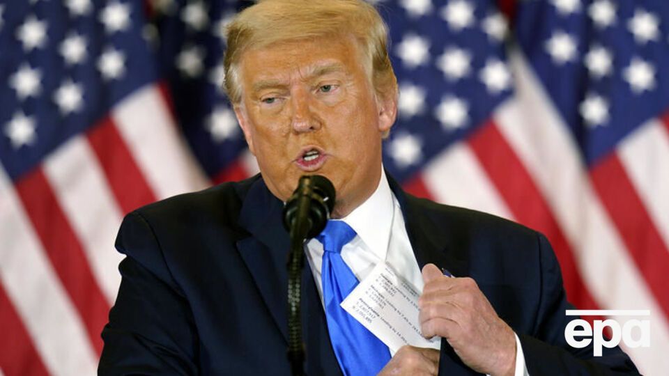 Трамп відмовляється визнати поразку на виборах і гальмує процес передання влади