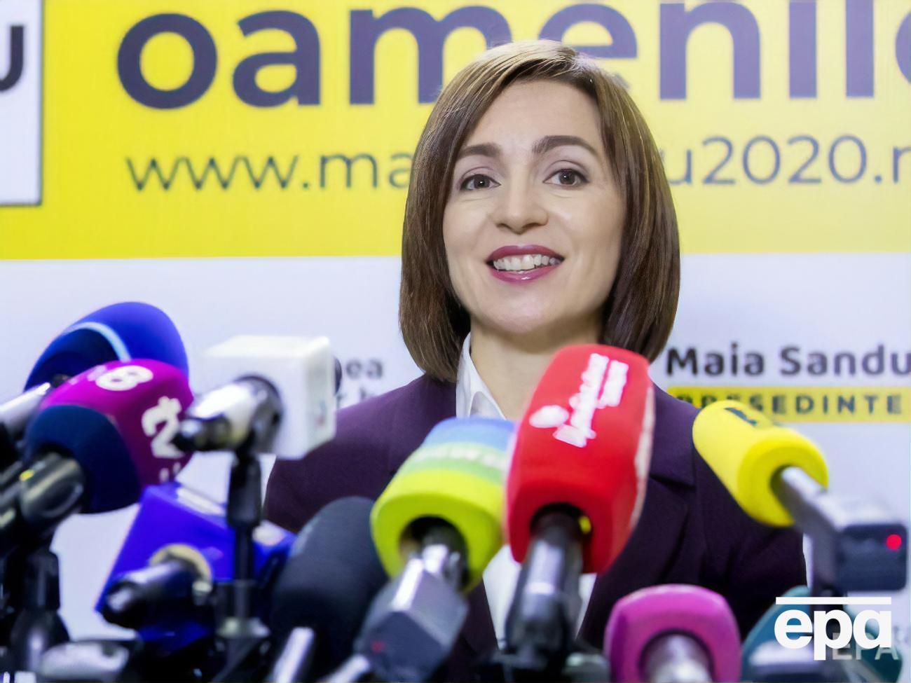 Санду: У Молдові загалом дуже мало інформації про події в Україні