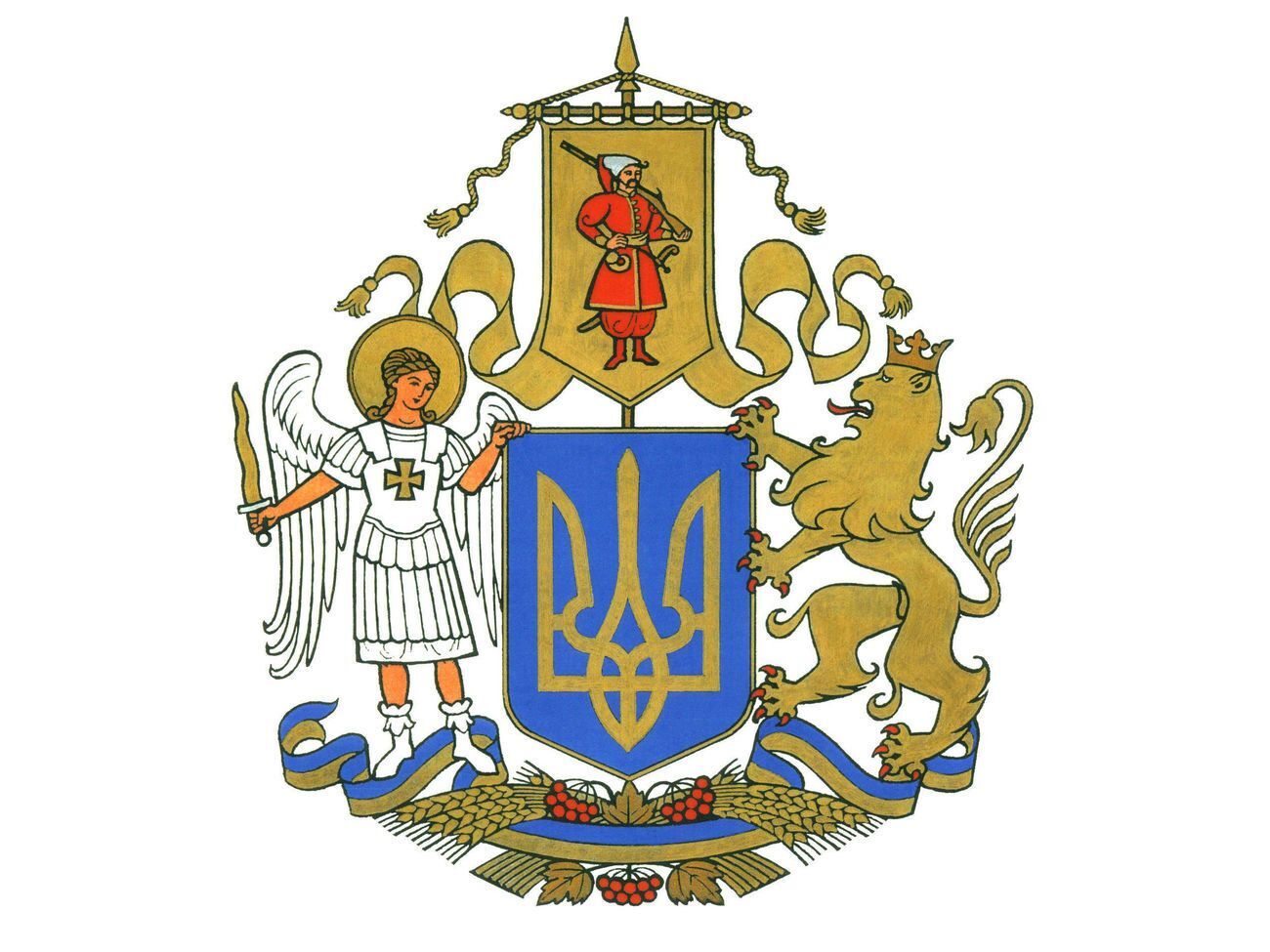 Эскиз победителя содержит обязательные элементы для большого государственного герба