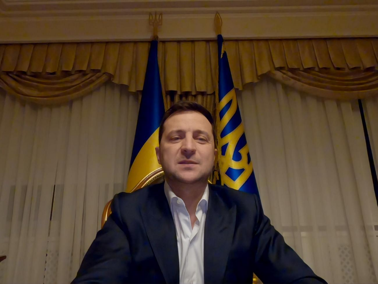 Зеленский записал обращение по случаю Дня достоинства и свободы
