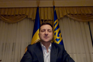 Зеленський записав звернення з нагоди Дня гідності і свободи