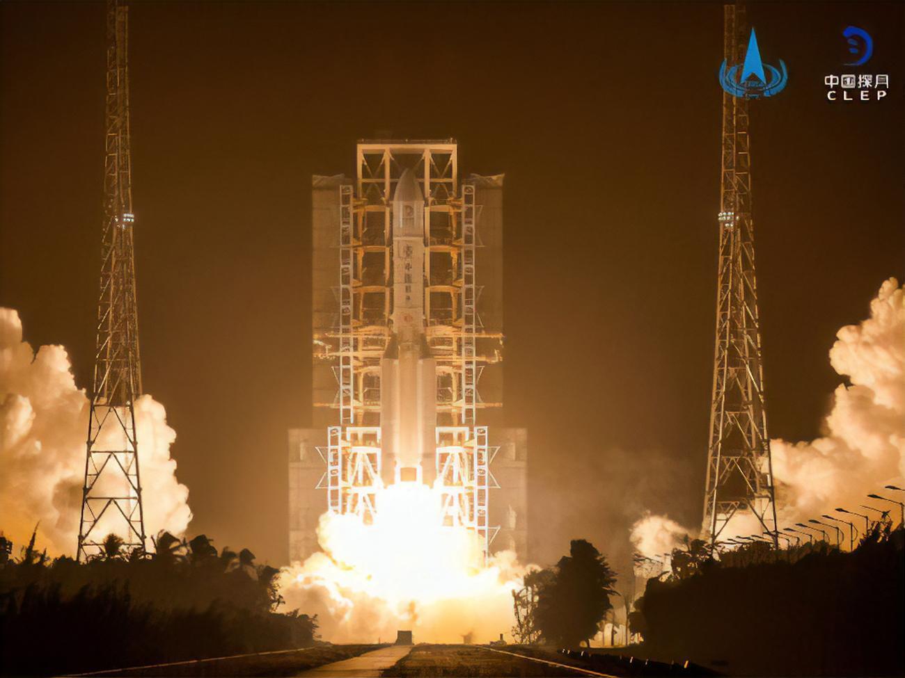 Запуск ракеты состоялся на космодроме Вэньчан