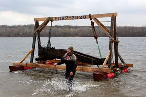 Лафет предназначался для пушки, которая стреляла на расстояние до 7 км