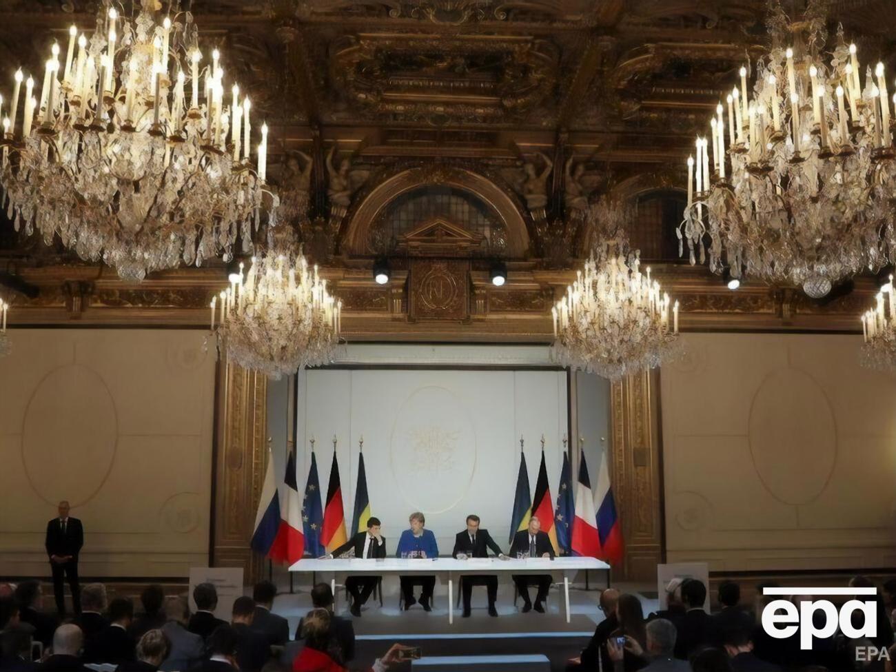 Последний саммит "Нормандской четверки" состоялся в Париже 9 ноября 2019 года