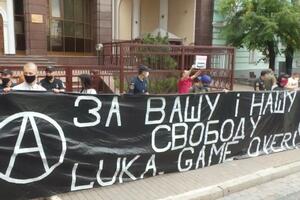 В августе и сентябре в Украине проходили акции в поддержку протестующих в Беларуси