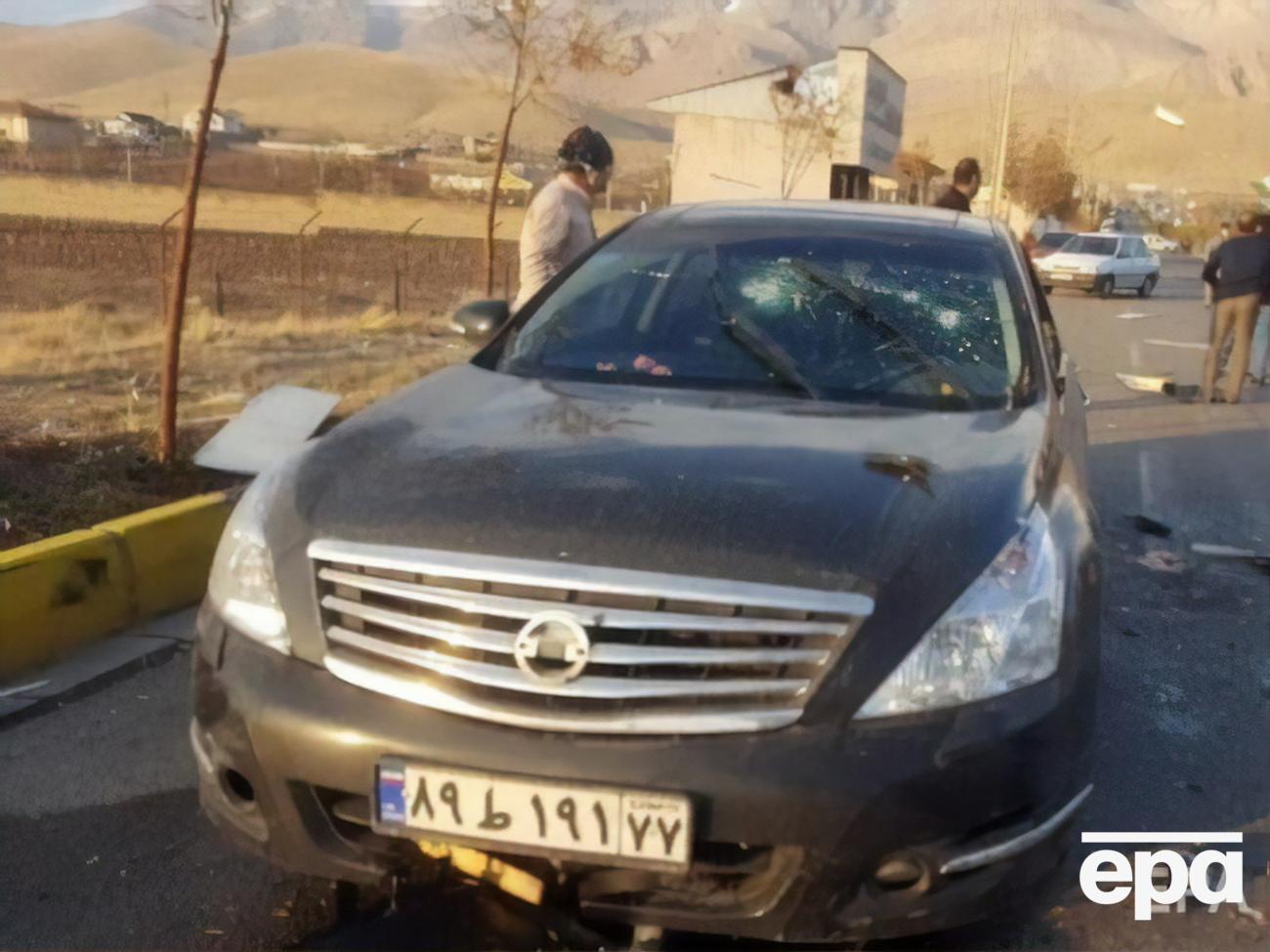 Машину науковця розстріляли в передмісті Тегерана