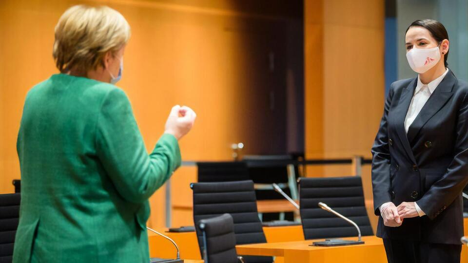 Tsikhanouskaya met with Merkel on October, 6