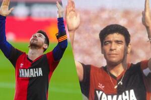 Месси посвятил свой гол Марадоне