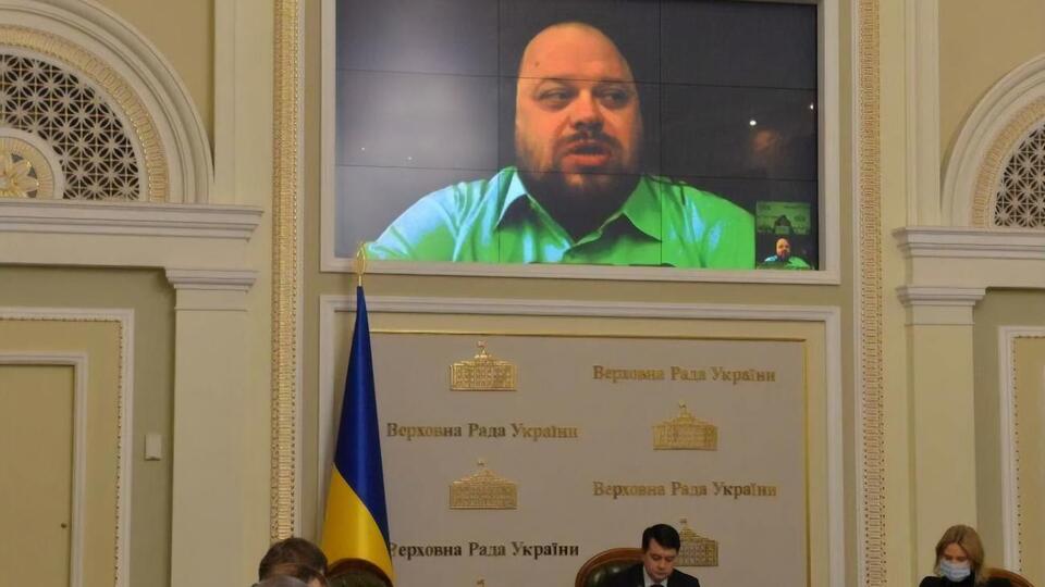Стефанчук за допомогою відеозв'язку закликав Раду проголосувати за законопроєкт