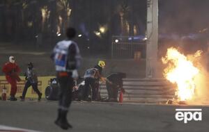 Halo погнула часть барьеров и спасла голову Грожана от контакта с металлом