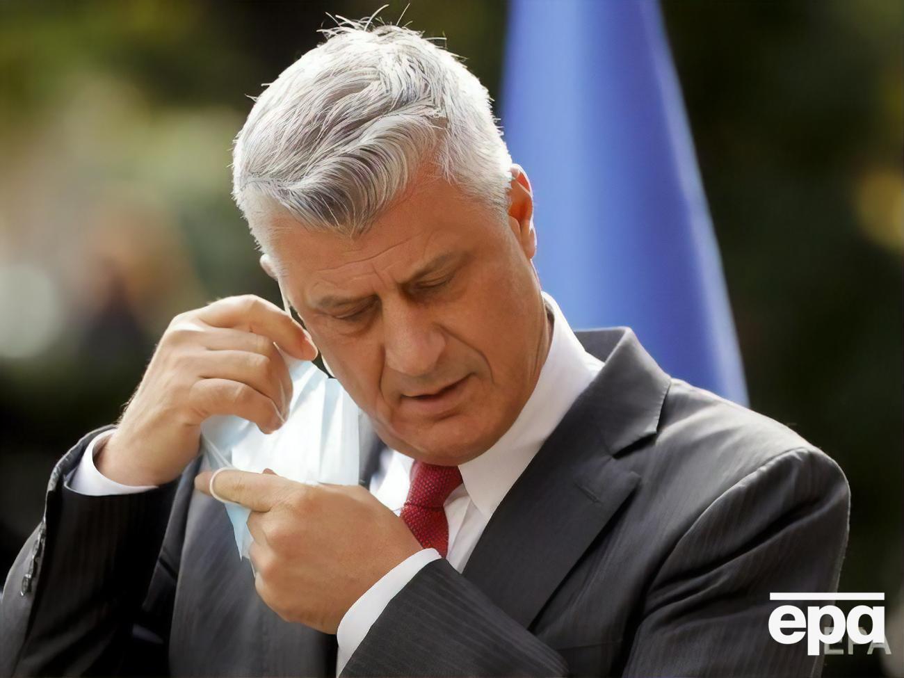 Тачи был главнокомандующим Армии освобождения Косово, которая вела партизанскую войну за независимость от Сербии