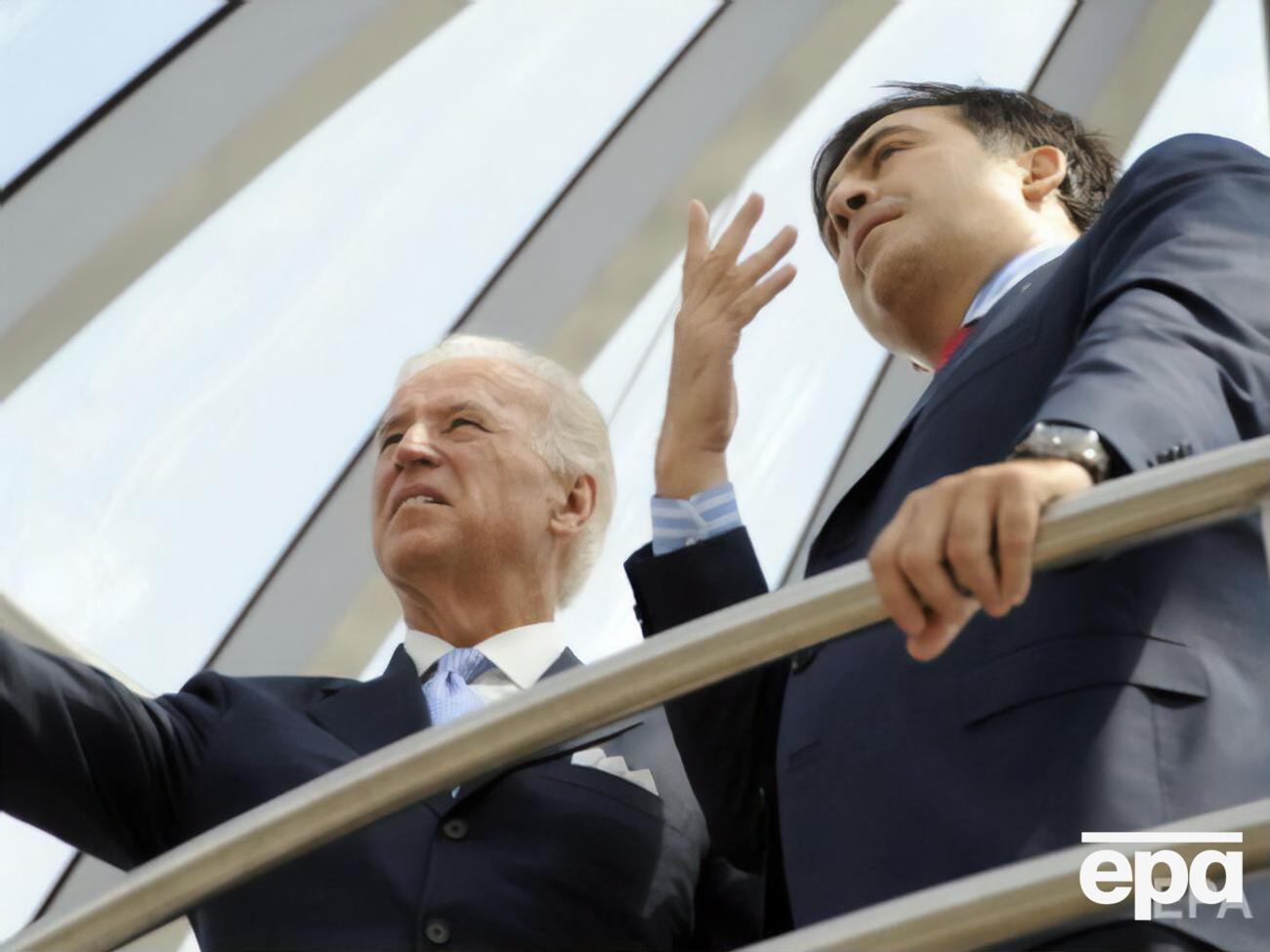 Саакашвілі привітав Байдена з обранням на пост президента США