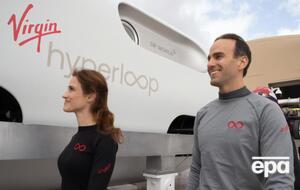 Двухместную капсулу XP-2 транспортной системы Hyperloop испытали на полигоне в штате Невада