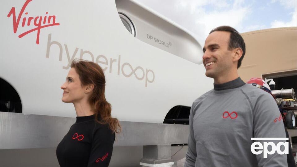 Двухместную капсулу XP-2 транспортной системы Hyperloop испытали на полигоне в штате Невада