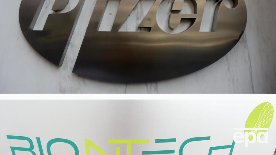 Pfizer і BioNTech вказали на понад 90% ефективності вакцини BNT162b2