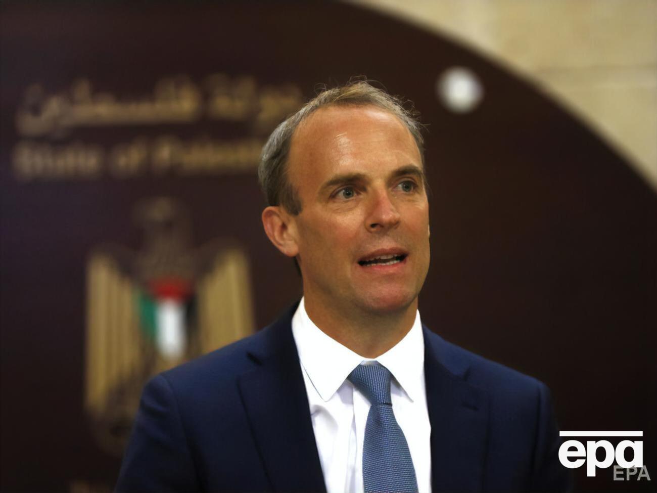 Рааб отметил, что представители МИД Великобритании в Беларуси действовали законно