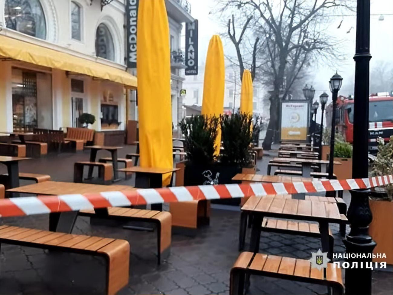 Инцидент произошел в центре Одессы