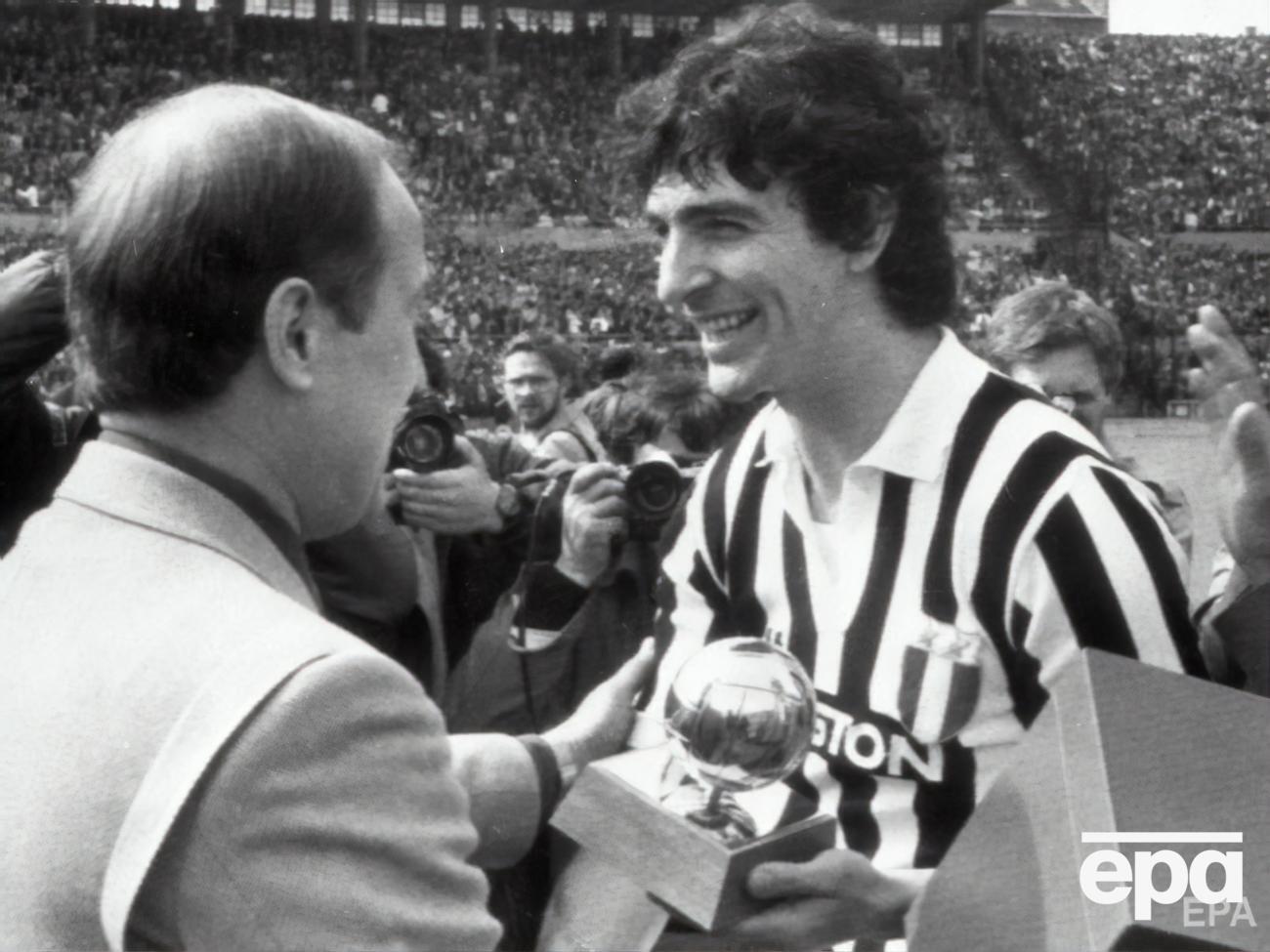 Росси забил первый гол в 1982 году, когда Италия победила в чемпионате мира