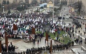 Полиция предупредила собравшихся об административной и уголовной ответственности