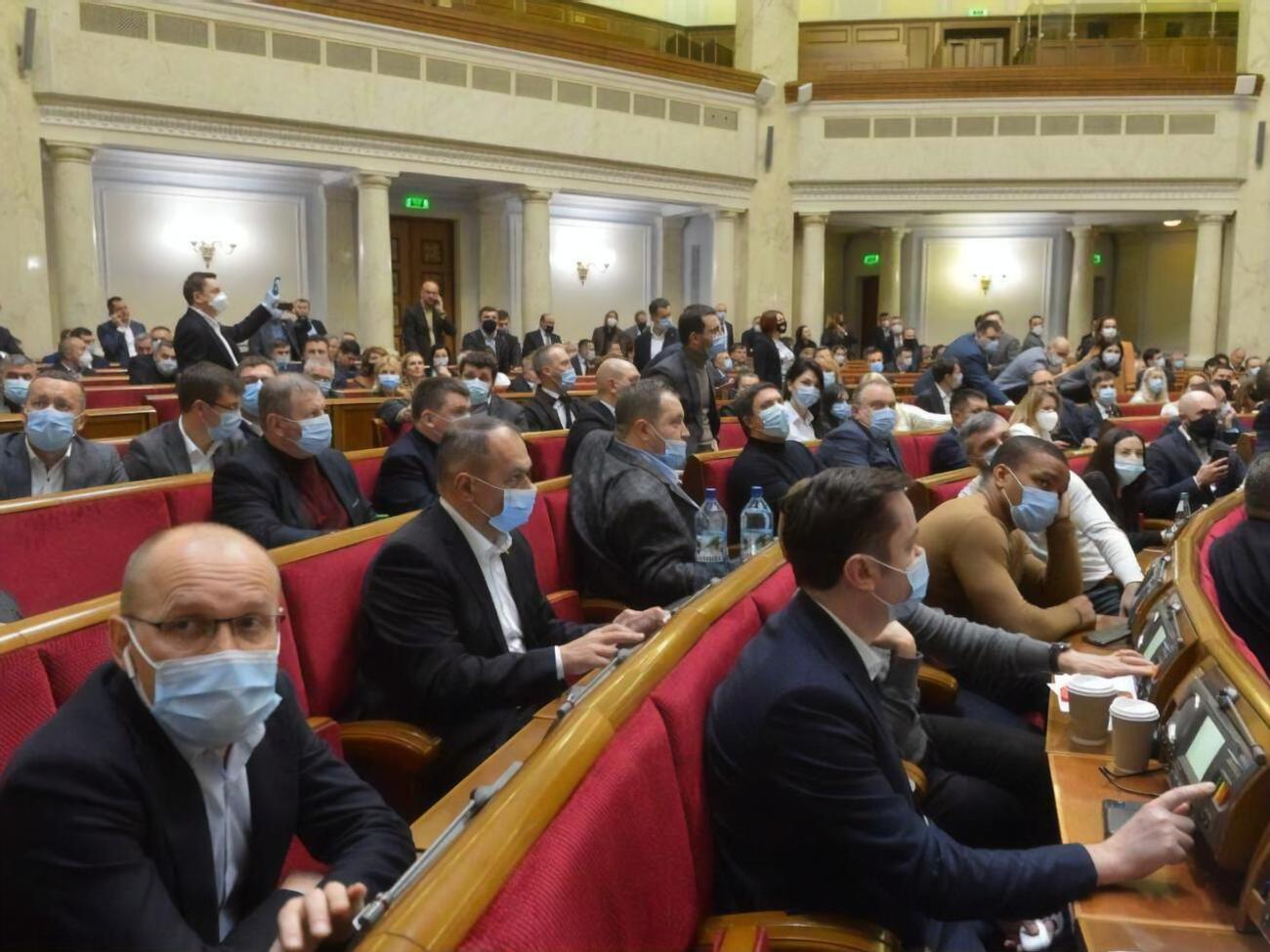 В первом чтении Рада приняла проект закона 5 ноября