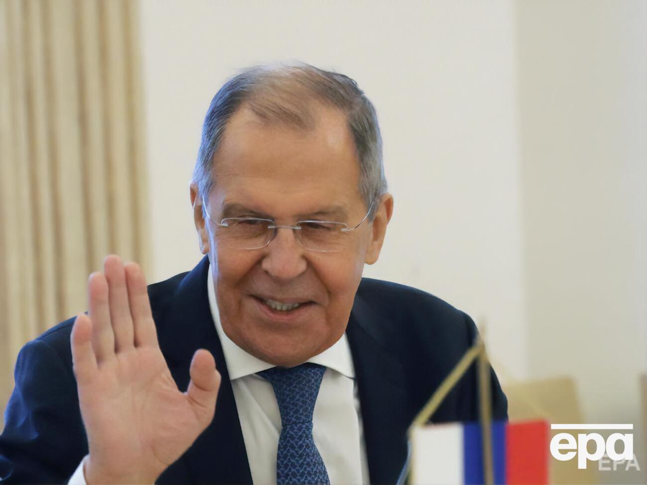 Лавров (на фото) заявил, что все новости об отравлении Навального "забавно читать"
