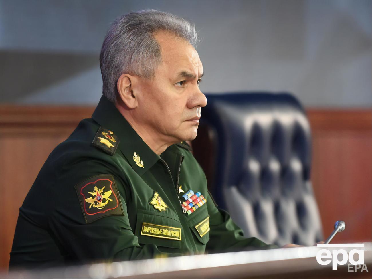 Шойгу розповів про проєкти міноборони Росії