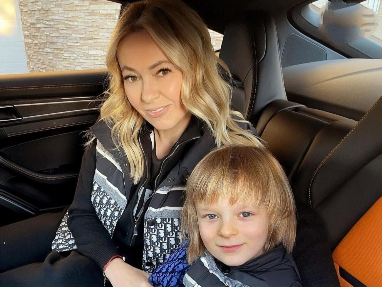 В январе сыну Рудковской Александру исполнится семь лет