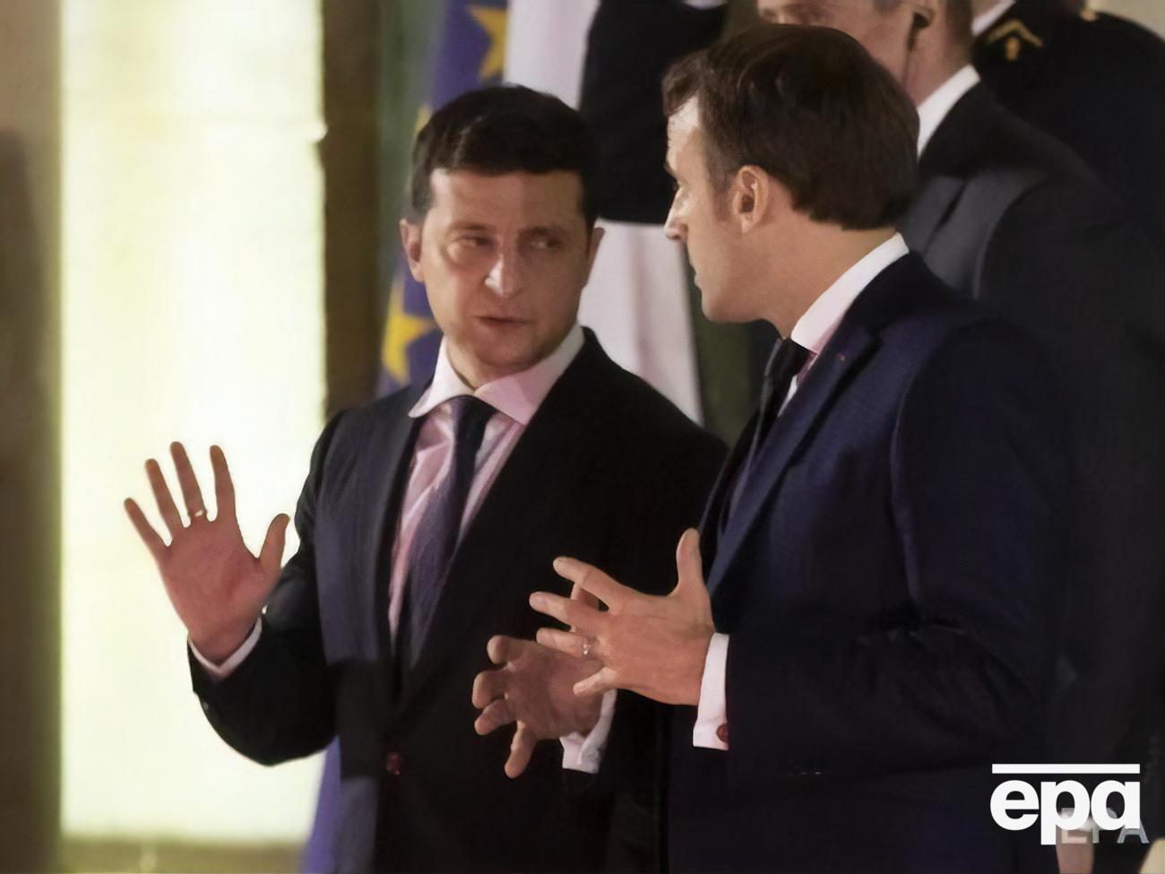 Зеленський і Макрон спілкувалися телефоном