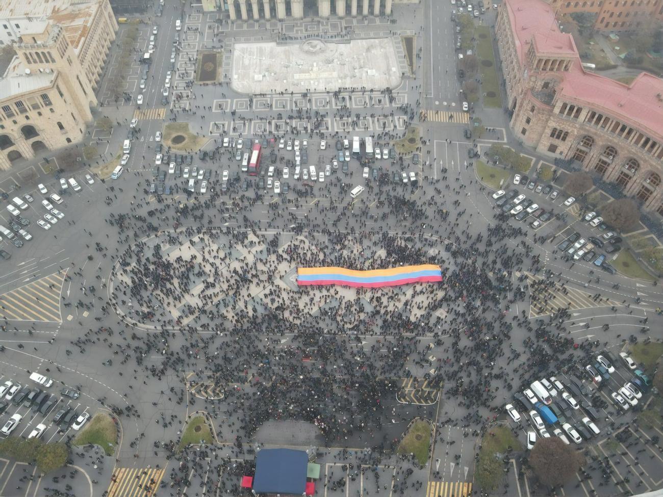 В Армении с ноября длятся акции протеста из-за соглашения по Нагорному Карабаху