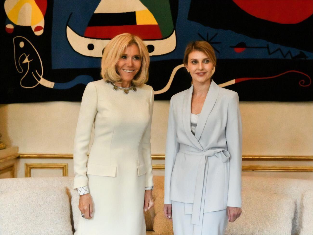 Во время встречи Зеленской с Бриджит Макрон между ними состоялся доверительный разговор