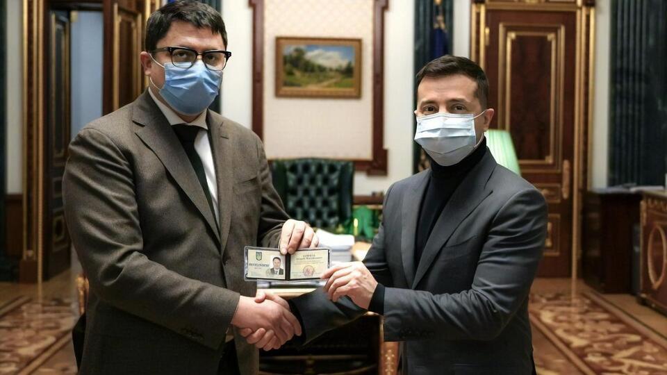 Зеленський побажав Бойчуку (зліва) сумлінної праці на благо області