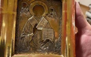 Ікону нібито главі сербських ветеранів передала так звана влада "ЛДНР"