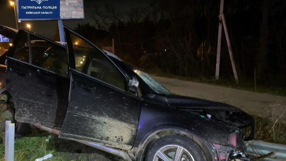 У Київській області зіткнулося два автомобілі