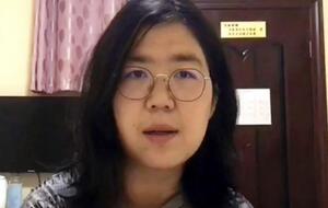 Чжан Чжань в июне объявила голодовку