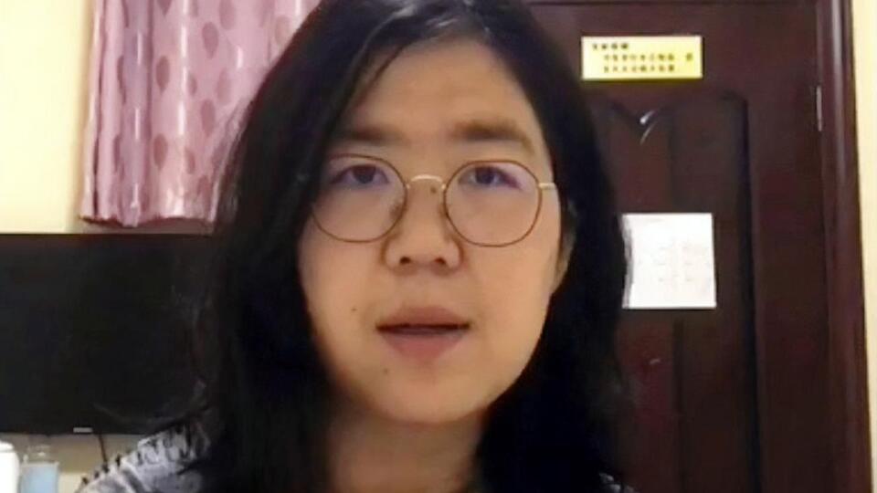 Чжан Чжань в июне объявила голодовку