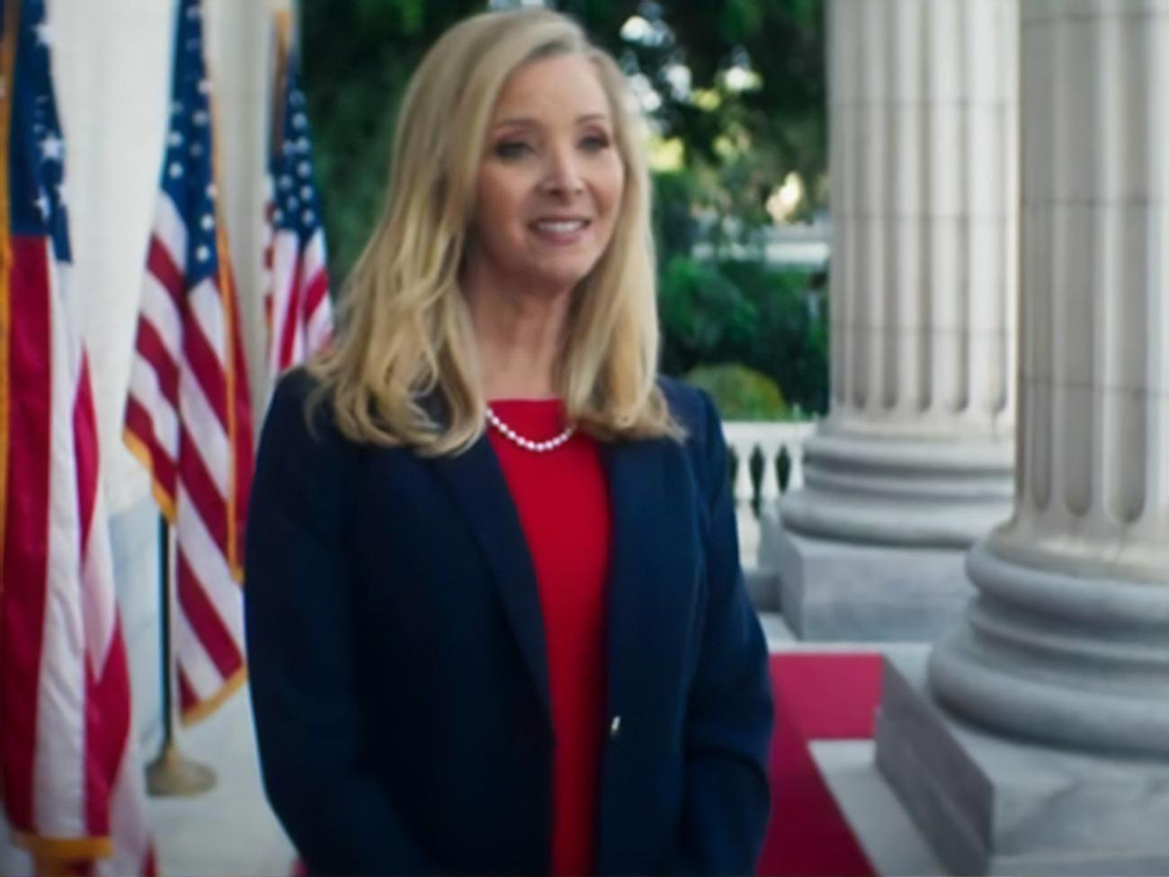 В одном из эпизодов героиня актрисы Кудроу заявила, что Украины не существует