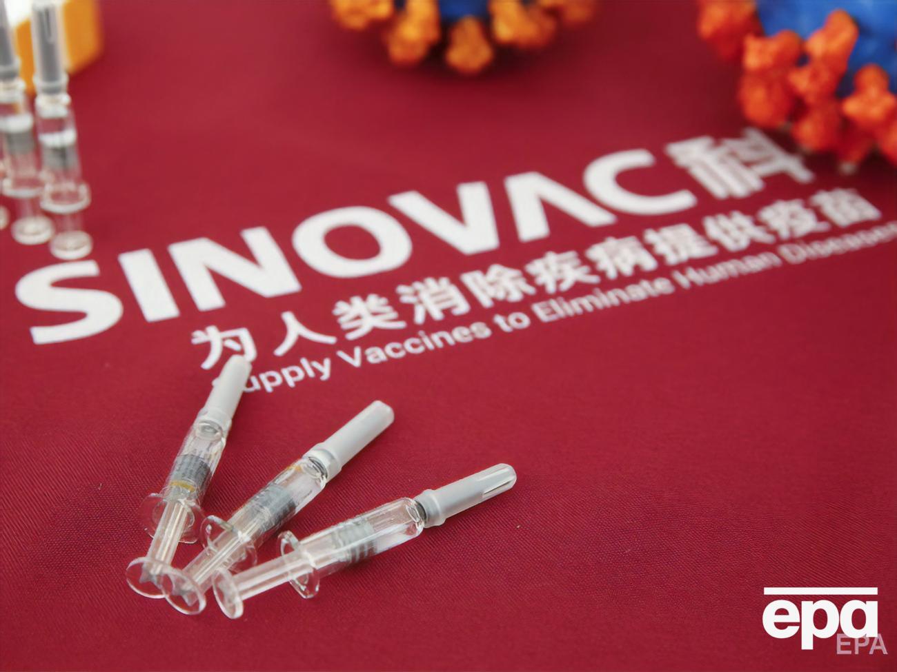 Очікують, що в січні вакцина від Sinovac Biotech отримає дозвіл на використання