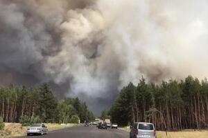 Восени в Луганській області сталося кілька масштабних пожеж
